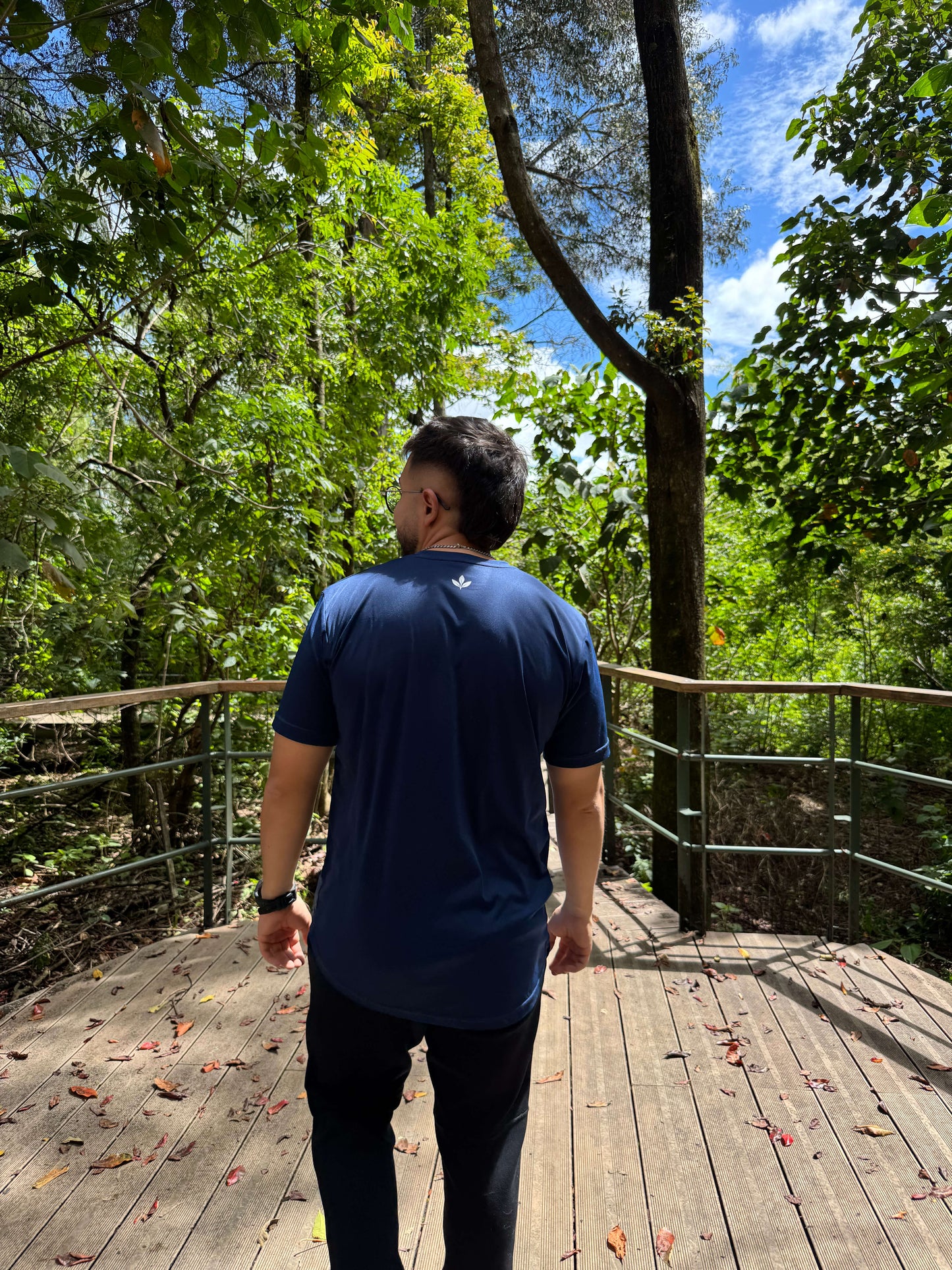 Camiseta Unisex Poliéster Reciclado Azul Marino