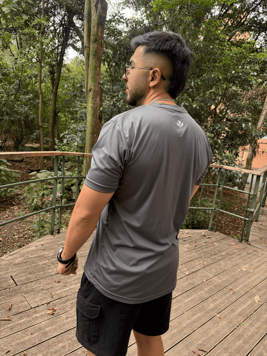 Camiseta Unisex Poliéster Reciclado Gris