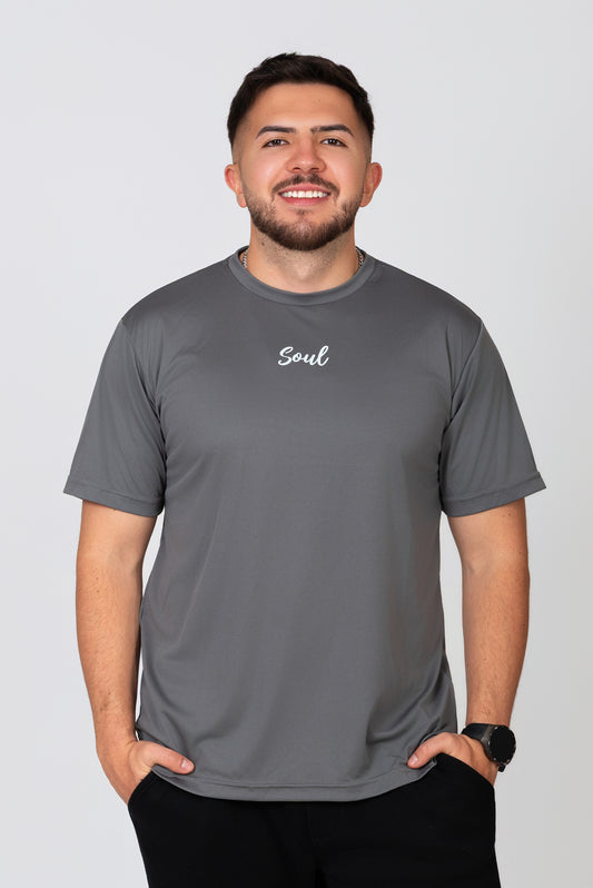 Camiseta Unisex Poliéster Reciclado Gris
