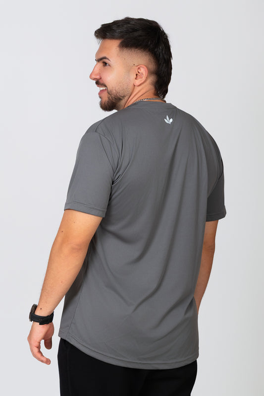 Camiseta Unisex Poliéster Reciclado Gris