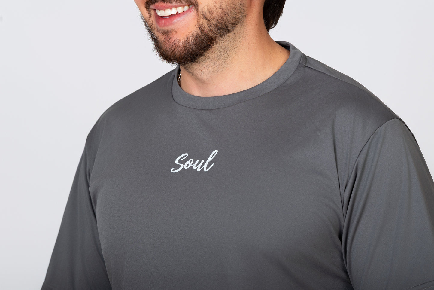 Camiseta Unisex Poliéster Reciclado Gris