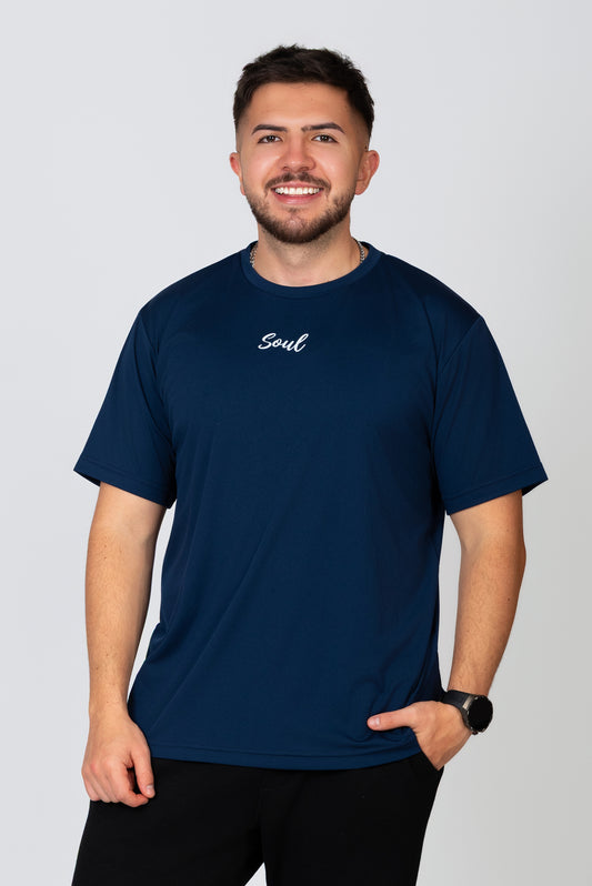 Camiseta Unisex Poliéster Reciclado Azul Marino